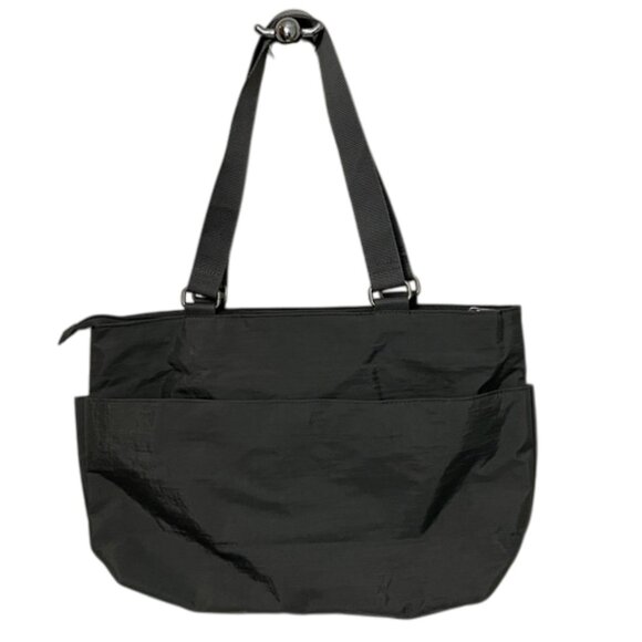 Baggallini Gray Nylon Tote Bag 17x11x4.5 Travel Utility - Picture 3 of 13